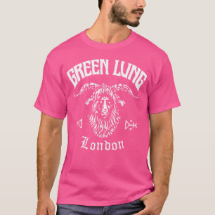 T-shirt Gothicien de bande de poumon vert