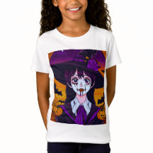 Gothique Anime Witch Halloween Art