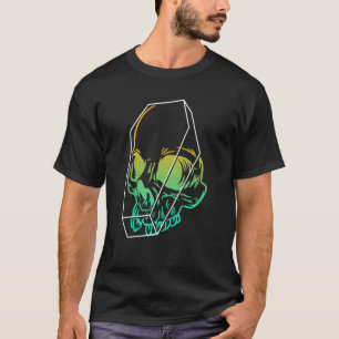 T-shirt Gothique Crâne Coffin Squelette Halloween Emo Punk