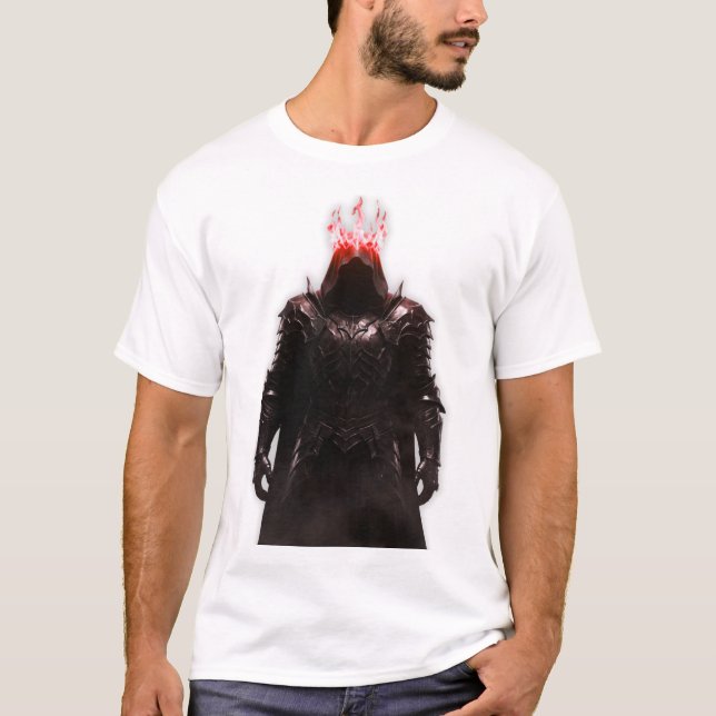 T-Shirt gothique Dark Legendary Warrior | Mystique (Devant)