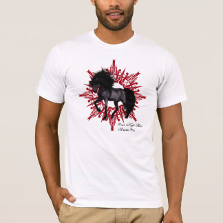 T-shirt gothique d'art de jument de nuit