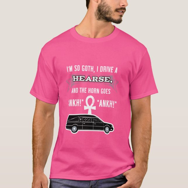 T-shirt Gothique drôle et occulte foncé Gothique Art Emo S (Devant)