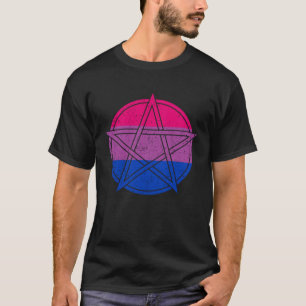 T-shirt Gothique Fierté Bisexuelle Wicca Sorcellerie Petag