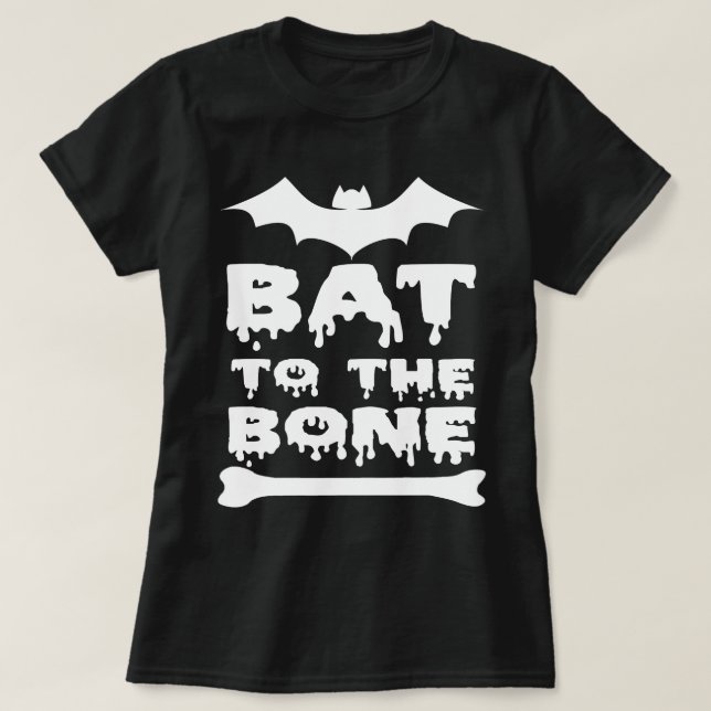 T-shirt Gothique jusqu'à l'os (Design devant)