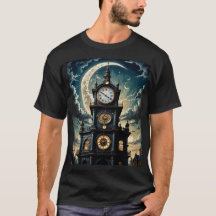 Gothique Moonlit Clocktower Art Tee