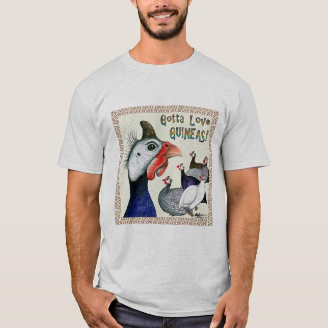 T-shirt Gotta Love Guineas ! (Devant)