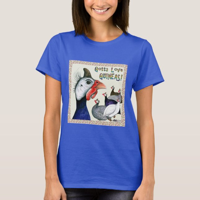 T-shirt Gotta Love Guineas ! (Devant)