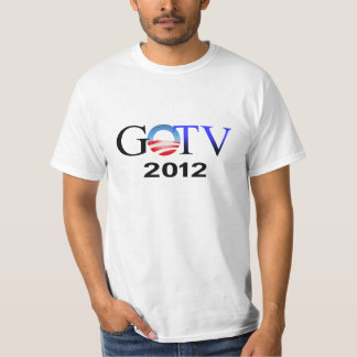T-shirt GOTV Sortez du vote pour Obama 2012