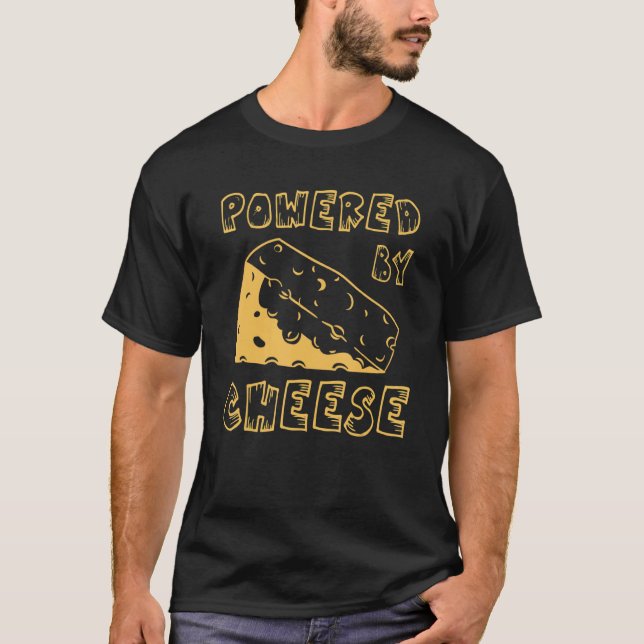 T-shirt Gouda Fromage Foodie Alimenté Par Fromage (Devant)