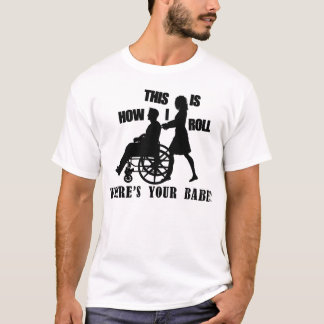 T-shirt Goujon de fauteuil roulant