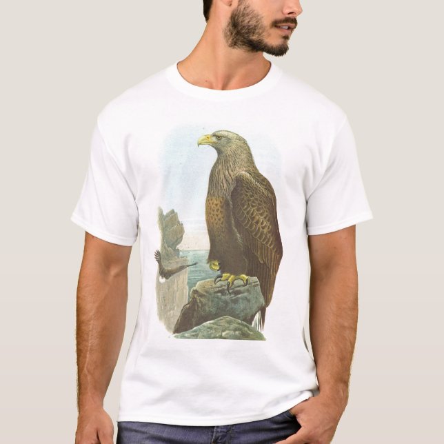 T-shirt Gould - albicilla Blanc-Coupé la queue d'Eagle - (Devant)