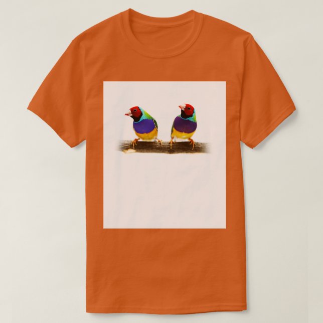 T-shirt Gouldian Finch Cadeau d'observation des oiseaux (Design devant)