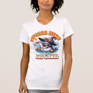 T-shirt Goule de Summerween Fantaisiste sur Radeau Licorne