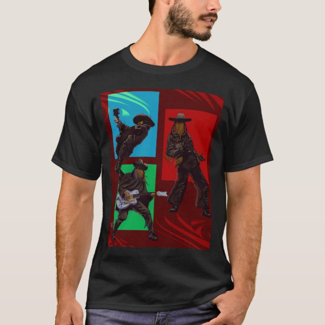 T-shirt Goules de cow-boy (Devant)