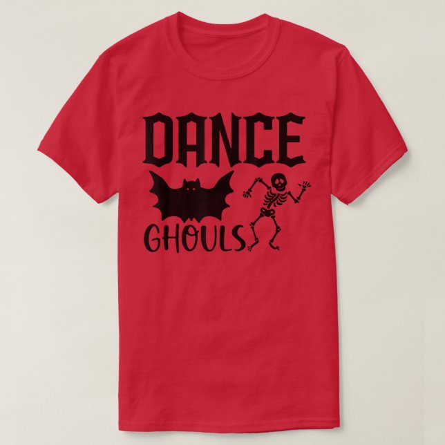 T-shirt Gouls Danse de la Mort Macabre Squelette 686 (Design devant)