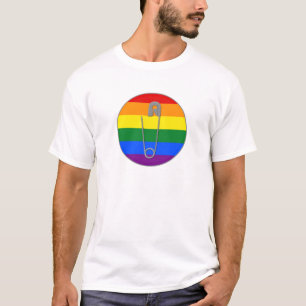 T-shirt Goupille de sécurité de droits des homosexuels