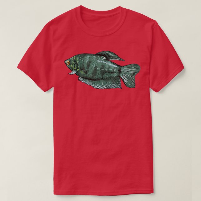 T-shirt Gourami Ornamental Fish Aquarium Poisson Cadeau 5 (Design devant)