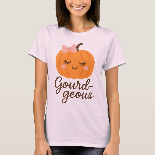 T-shirt Gourd geous - Drôle Citrouille - Halloween (Devant)