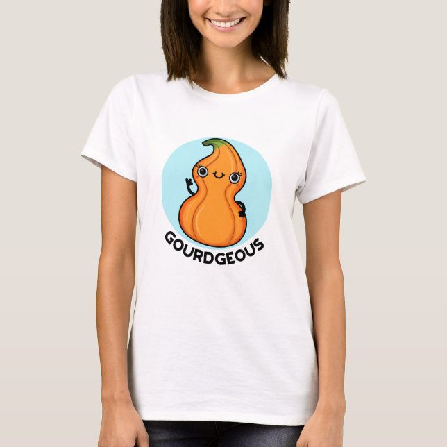 T-shirt Gourd geous Funny Gourd Veggie Pun (Devant)