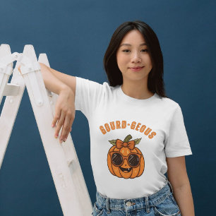 T-shirt Gourd Gourd Halloween Food Pun Citrouille