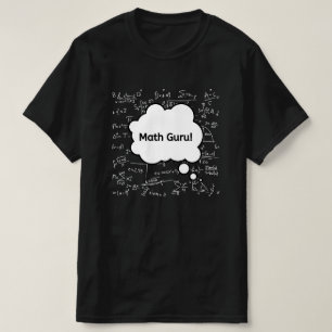 T-shirt Gourou des maths – Équation drôle de professeur de