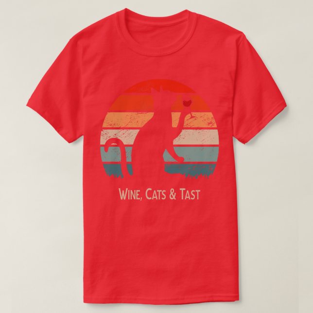 T-shirt Goût de chats (Design devant)