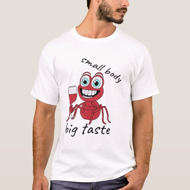 T-shirt Goût de fourmi cramoisie (Devant)