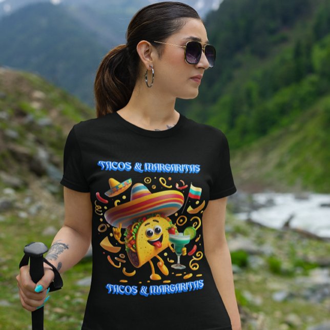 T-shirt Goût du Mexique Tacos et Margaritas (Créateur téléchargé)