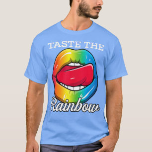 T-shirt Goûtez Le Rainbow Lgbt Pride Lgbtq Rainbow Lips TS