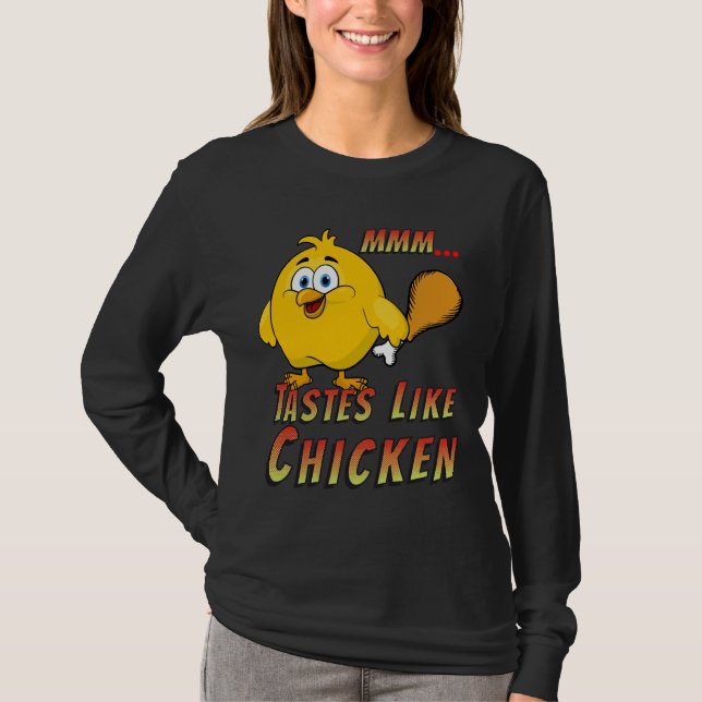 T-shirt Goûts comme le poulet (Devant)
