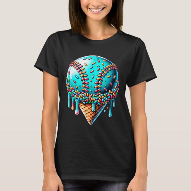 T-shirt Goutte de glace Bysebyll Stuff Bysebyll Goutte Côn (Devant)