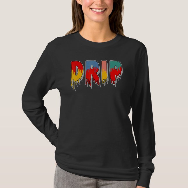 T-shirt Goutte Gouttant Multi 1s Correspondant (Devant)