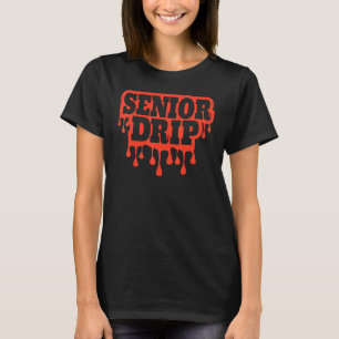 T-shirt Goutte senior 12e année diplômé Seniors diplômés G