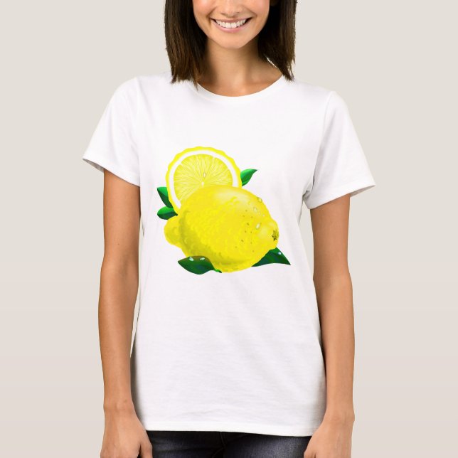 T-shirt Gouttes de citron (Devant)