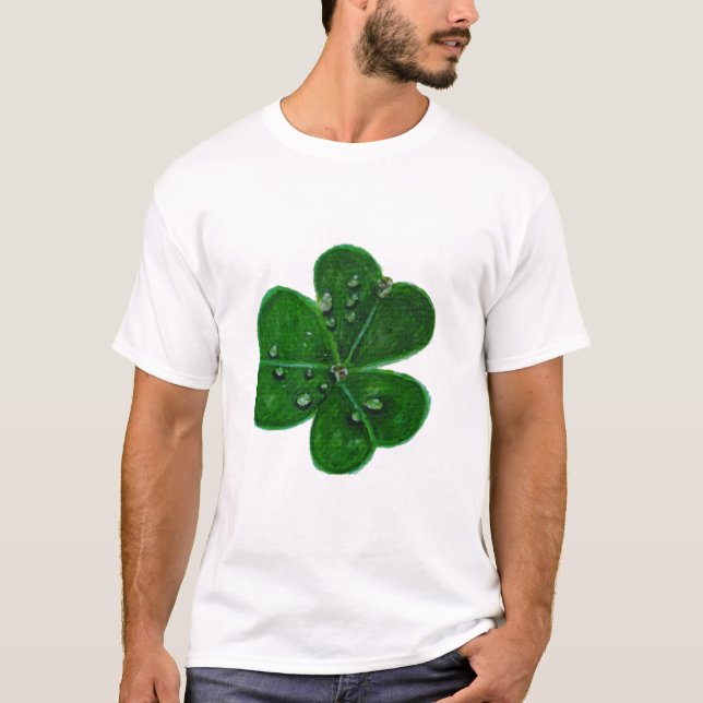 T-shirt Gouttes de rosée du trèfle ا (Devant)