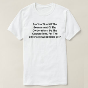 T-shirt Gouvernement Des Sociétés, Par Le.................