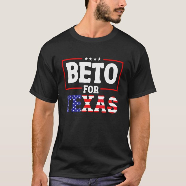 T-shirt Gouverneur Beto pour le Texas (Devant)