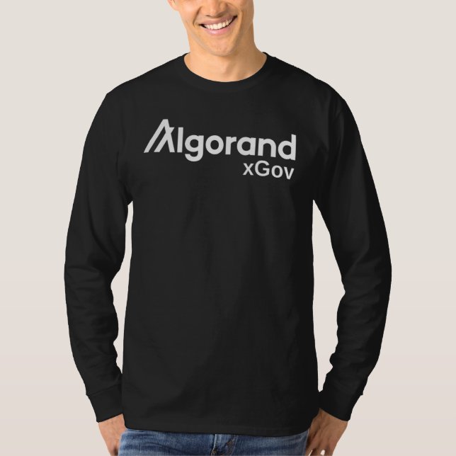 T-shirt Gouverneur d'Algorand Xgov Algo (Devant)