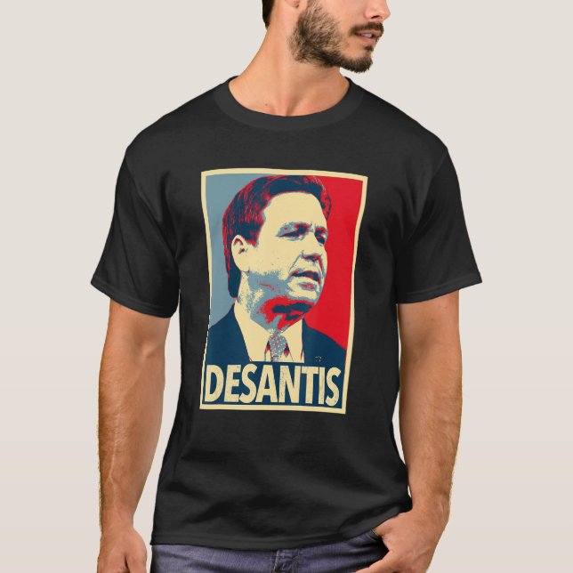 T-shirt Gouverneur Ron DeSantis - Elect DeSantis (Devant)
