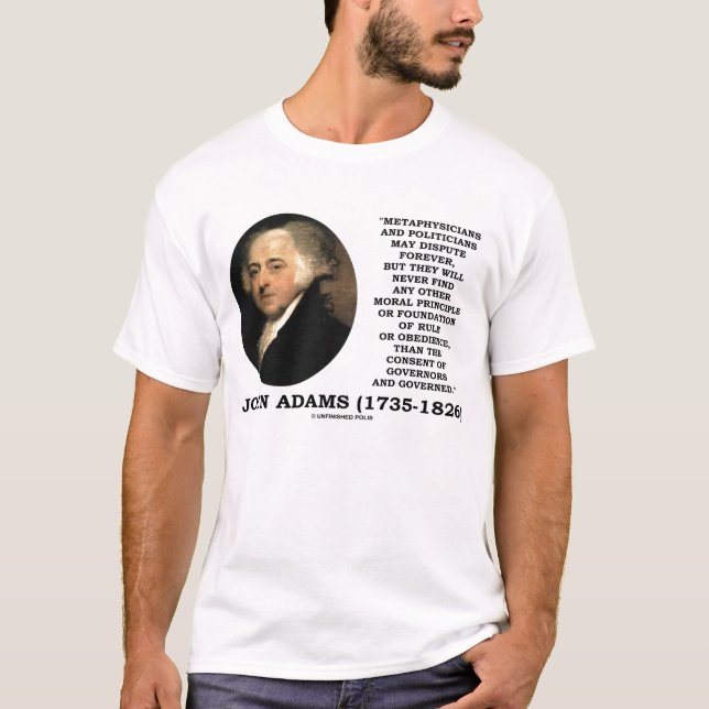 T-shirt Gouverneurs de consentement de principe moral de (Devant)