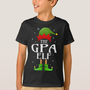 T-shirt Gpa Elf Xmas Famille Correspondante Noël Grand Noë