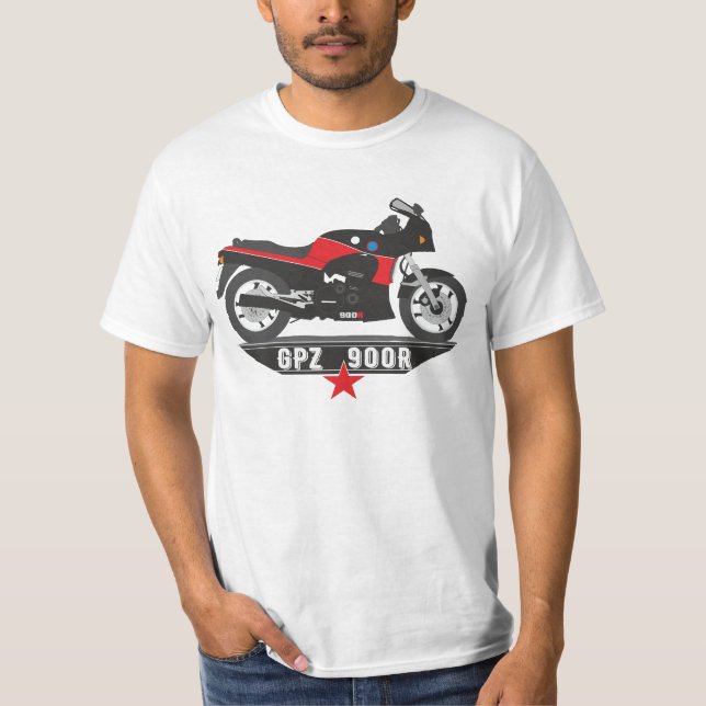 T-shirt GPZ900R moto (Devant)