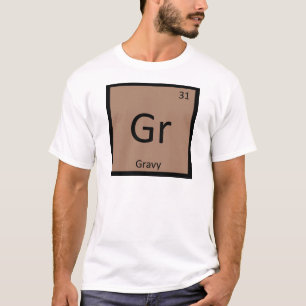 T-shirt Gr - Chimie des sédiments gravides Tableau périodi