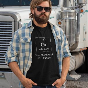 T-shirt Gr L'élément de la chemise de la frustration