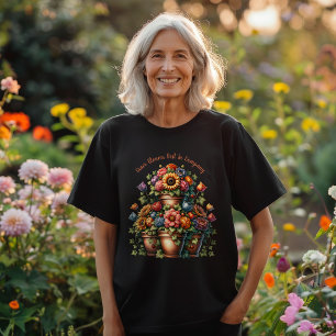 T-shirt Grace Blooms Meilleurs En Entreprise