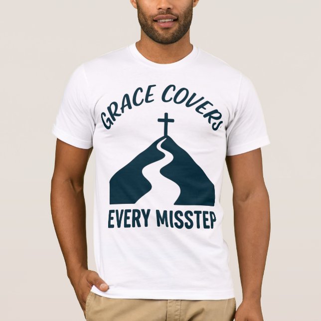 T-shirt Grace Covers Every Misstep (Devant)