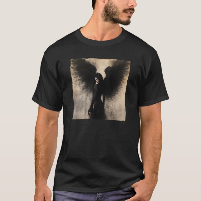 T-shirt Grâce Déchue – La Beauté d'une Aile Brisée  (Devant)