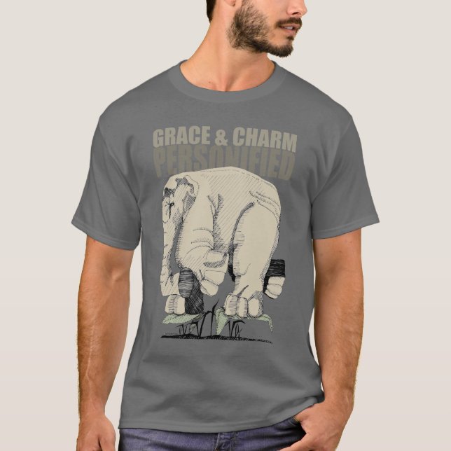 T-shirt Grâce et équilibre personnifiés (Devant)