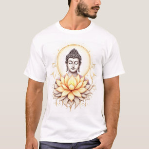 T-shirt "Grâce éternelle : Bouddha avec Lotus Sacré"