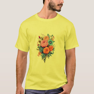 T-shirt Grace fleurie Tee florale florissante